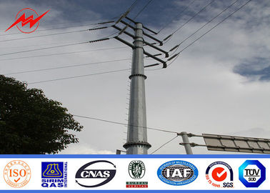 الصين 110kv bitumen electrical power pole for electrical transmission المزود