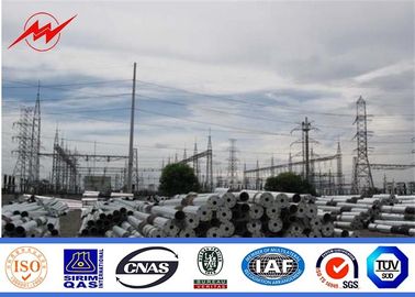 الصين Octagonal galvanization electrical power pole for transmission pole المزود