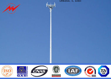 الصين Steel 95 ft Mono Pole Tower Mobile Cell Phone Tower Tapered Flanged Steel Poles المزود