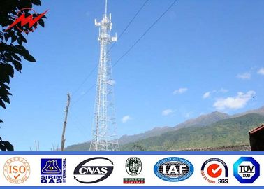 الصين Steel Telecom Cellular Antenna Mono Pole Tower For Communication , ISO 9001 المزود