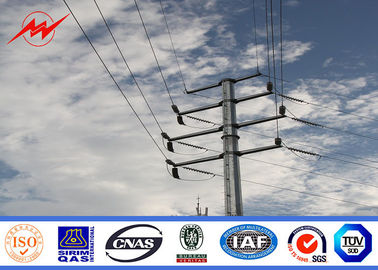 الصين Q235 12m electrical Steel Utility Pole for power transmission المزود