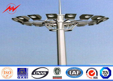 الصين 15M LED High Mast Light Pole Highway / Airport High Mast Lighting Pole ISO 9001 المزود