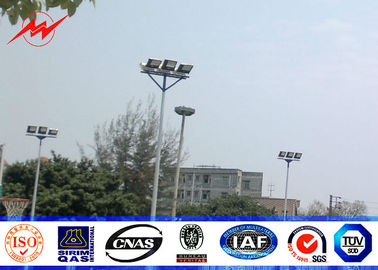 الصين Large outdoor areas 25M High Mast Pole with different head frame type المزود