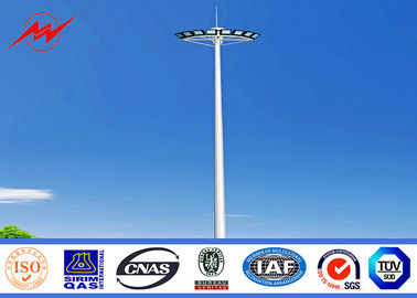 الصين S355JR Steel HPS High Mast Commercial Light Poles For Shopping Malls 22M المزود