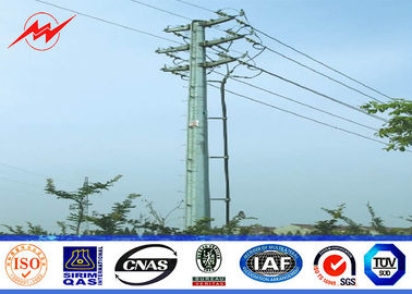 الصين Round 30FT 69kv Steel utility Pole for Power Distribution Transmission Line المزود