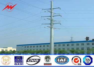 الصين 8sides 35ft 110kv Steel Utility Pole for transmission power line with single arm المزود