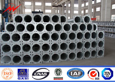 الصين Q235 Steel Conical Transmission Steel Tubular Poles With ASTM A123 Galvanization المزود