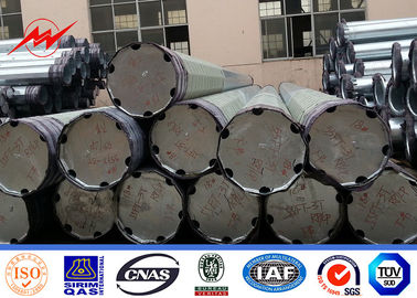 الصين 14m Gr65 Bitumen Burial Turn Steel Utility Pole Tubular Triangular Angular Lattice المزود