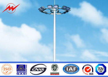 الصين Waterproof 36m Welding Black Colar High Mast Pole for Airport lighting المزود