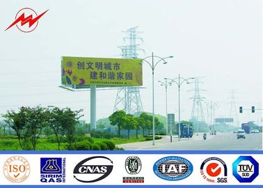 الصين Exterior Street Advertising LED Display Billboard With Galvanization Anti - Static المزود
