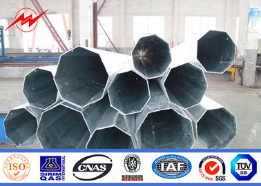 الصين 550kv Transmission Electrical Steel Tubular Pole Self Supporting / Metal Utility Poles المزود