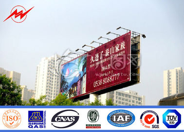 الصين Multi Color Roadside Outdoor Billboard Advertising , Steel Structure Billboard المزود