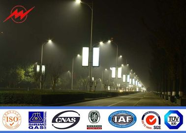 الصين 10m Single Arm Square Parking Lot Flood Light Pole Toll - Station LED Light Pole المزود