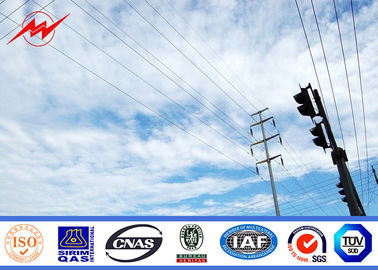 الصين Galvanized Transmission Line Poles Electrical Power Pole 800 Dan المزود
