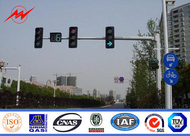 الصين Custom Roadway 3m / 4m / 6m Galvanized Highway Light Pole 20 Years Warranty المزود