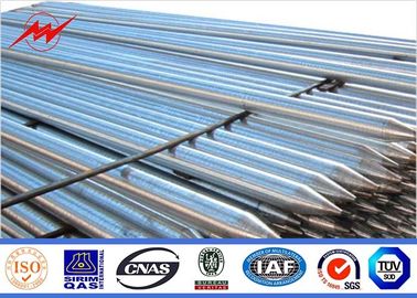 الصين Tensile Strength Copper Bonded Earth Rod / Ground Rod With All Kinds Clamps المزود