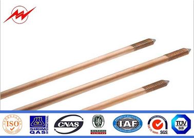 الصين CE UL467 Custom Copper Ground Rod Good Conductivity Used In The Grounding Device المزود