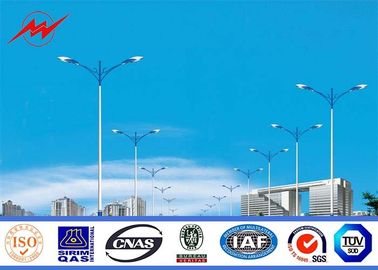 الصين 10m 3mm Wall Thickness Commercial Parking Light Poles For Street Lighting المزود