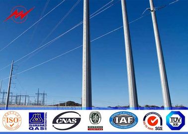 الصين Class Two 40FT Height Steel Electrical Power Pole 5mm Thickness For 69KV Transmission Distribution Application المزود