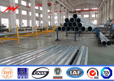 الصين 40ft Galvanized Light Pole A123 Standard Steel Transmission Poles المزود
