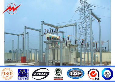 الصين Taper Steel Utility Poles Tubular Steel Pole For 220kv Transmission Line المزود