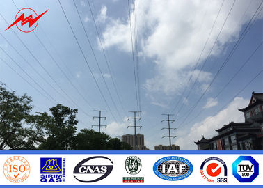 الصين Round Steel Utility Pole 5mm 20m Electrical Utility Poles Customized المزود