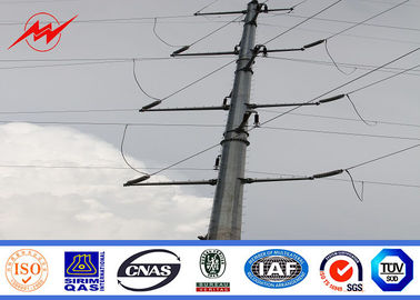 الصين Treated 35F Electric Power Pole Galvanized For Philippines Transmission Line المزود