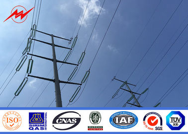 الصين Outside ASTM A123 Electrical Power Pole High Strength 10kV - 220kV Power Capacity المزود