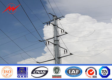 الصين Rural Antenna Telecommunication Application Steel Electrical Utility Poles 9m المزود