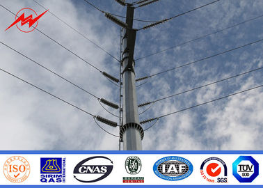 الصين 12m Electrical Steel Utility Pole For 132kv Transmission Power Line المزود
