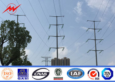 الصين 69KV 15M Round ASTM A123 Galvanised Steel Poles for Power Distribution المزود