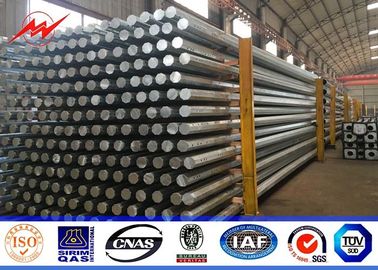 الصين Gr65 115kv 50FT Philippines NGCP Galvanised Steel Poles AWS 1.1 Welding Standard المزود