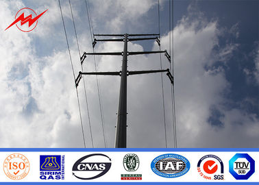 الصين Double Circuit Electrical Power Pole For Electricity Utilities AWS D 1.1 Welding Standard المزود