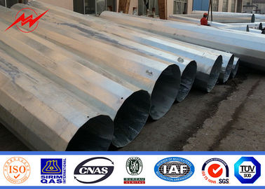 الصين ASTM A123 Outdoor Electric Steel Transmission Line Poles 1mm - 36mm Wall Thickness المزود