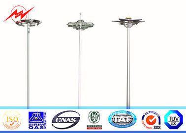 الصين Q345 Steel HDG 40M 60 Lamps High Mast Tower Steel Square Light Poles 15 Years Warranty المزود