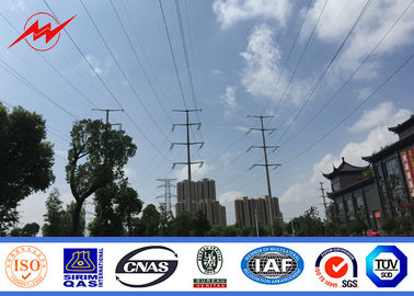 الصين High Mast Galvanized Steel Pole Octagonal / Shockproof Steel Transmission Poles المزود