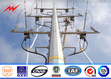 الصين 11M 1.8 Safety Factor Steel Utility Poles For Power Transmission Line Project المزود