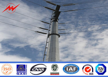 الصين Transmission Line Project Electrical Power Pole 18m 10KN For Electricity Distribution المزود