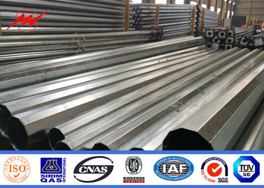 الصين 12 Side 11.8m Electrical Galvanised Steel Pipe Steel Tube For Transmission Line المزود