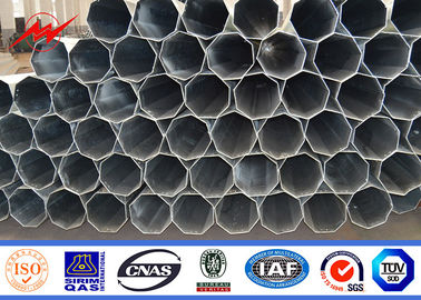 الصين Multi Side 69 KV -132 KV Galvanized Steel Pole Tubular Steel Structures With Bitumen المزود