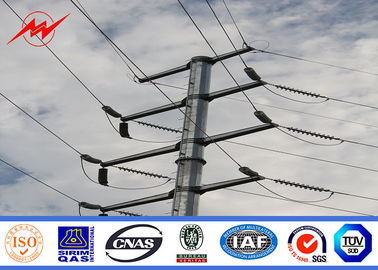 الصين 35FT NEA Standard Steel Power Pole 69kv Transmission Line Metal Power Poles المزود