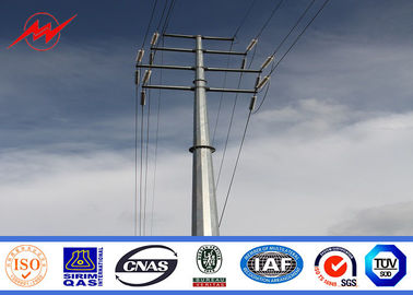 الصين 14m 850Dan Electrical Galvanized Steel Pole For Power Distribution Line المزود