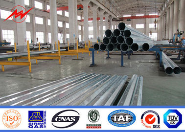 الصين ISO 9001 Steel Metal Power Pole For 10M 33kv Transmission Line المزود