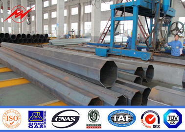الصين Metal tubular Hot dip Galvanized Steel Pole taper or polygonal Shape المزود
