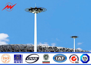 الصين 40M Outdoor Hot Dip Galvanized High Mast Tower With Rasing system for Stadium Lighting المزود