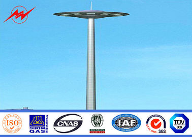 الصين Custom 40m Polygonal Stadium Football High Mast Lighting Pole For Football Stadium with 60 Lights المزود