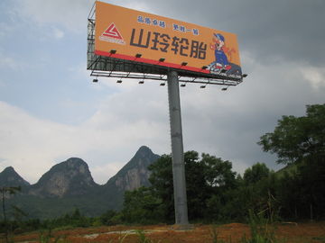 الصين الصلب المجلفن متعدد الألوان على جانب الطريق في الهواء الطلق الإعلان الإعلان ارتفاع 3M المزود