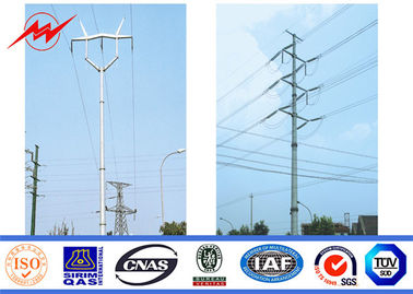 الصين 20m Power Tubular Steel Structure Electrical Transmission Poles 33kv Line Array Tower المزود