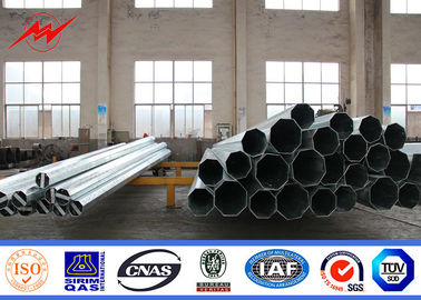 الصين 14m 8KN Steel Electric Utility Pole For 115KV Distribution Line Project المزود