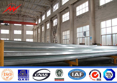 الصين 28.5m Gr65 Material Steel Transmission Poles Lattice Welded Steel Power Pole المزود